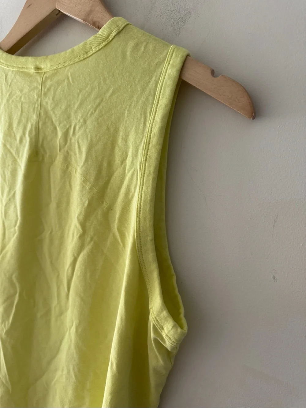 Lululemon Classic-Fit Cotton-Blend Tank Top Electric Lemon